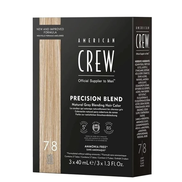 American Crew Precision Blend 7-8 Saç Boyası 3x40ml