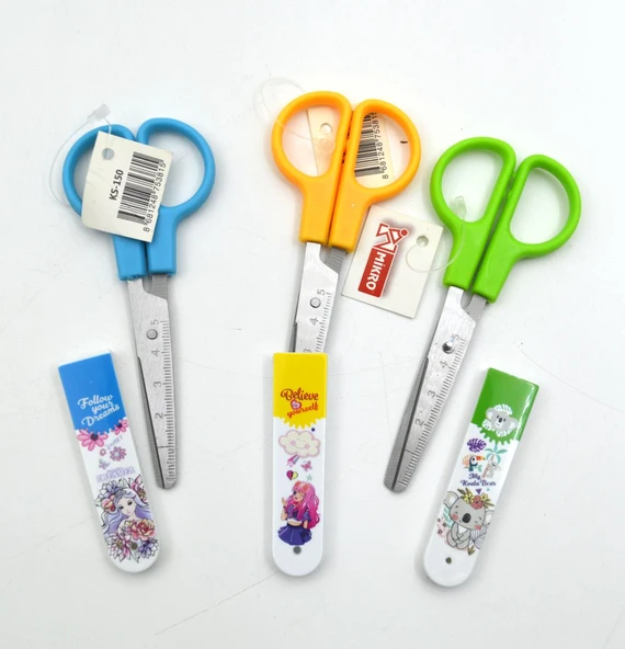 Mikro Öğrenci Makası Kılıflı Kız (KS-150) - 3