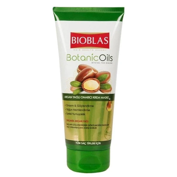 Bioblas Botanic Oils Argan Yağlı Güçlendirici Krem Maske ürün görseli 1