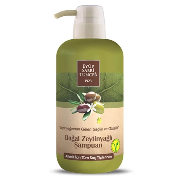 Eyüp Sabri Tuncer Doğal Zeytinyağlı Şampuan 600ml