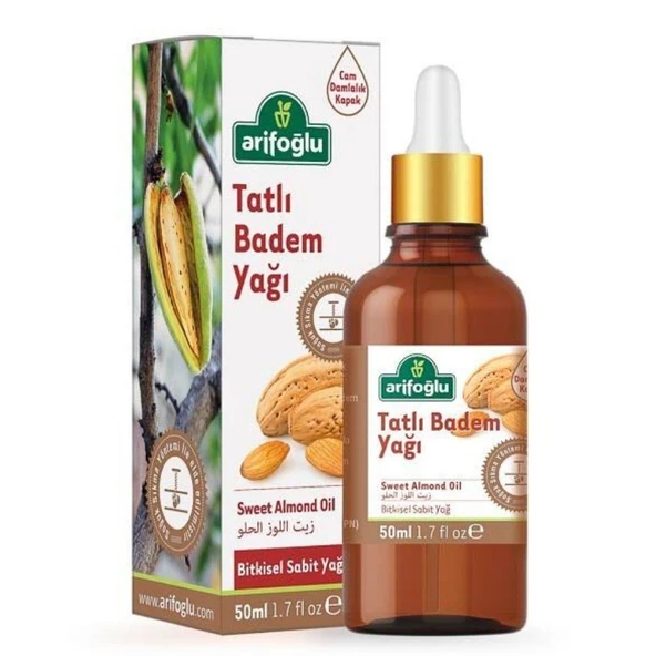 Arifoğlu Saf ve Doğal Tatlı Badem Yağı 50ml - 3