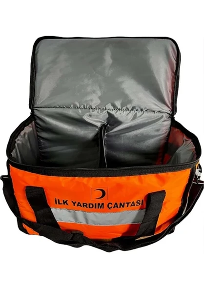 Medsey Mini Ilk Yardım Çantası Turuncu I Ev ve Araçlar Için - Resim 3