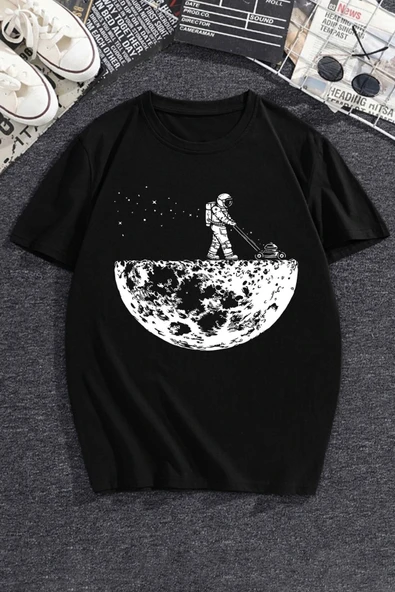 Uzay Temalı Tasarım Tshirt - Resim 3