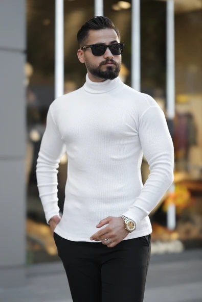 3'lü Paket Erkek Boğazlı Balıkçı Triko Kazak - 5