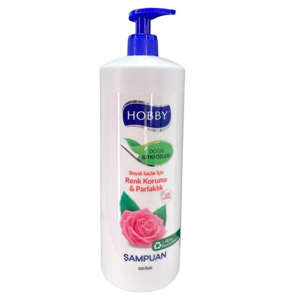Hobby Gül Özlü Boyalı Saçlar İçin Şampuan 1000ml - 1