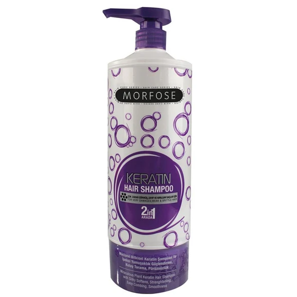Morfose Çok Yıpranmış İşlem Görmüş Saçlar için Keratin Şampuan 1000ml