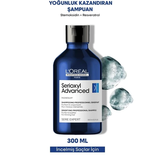 Loreal Professionnel Paris Serie Expert Serioxyl Advanced Şampuan 300ml