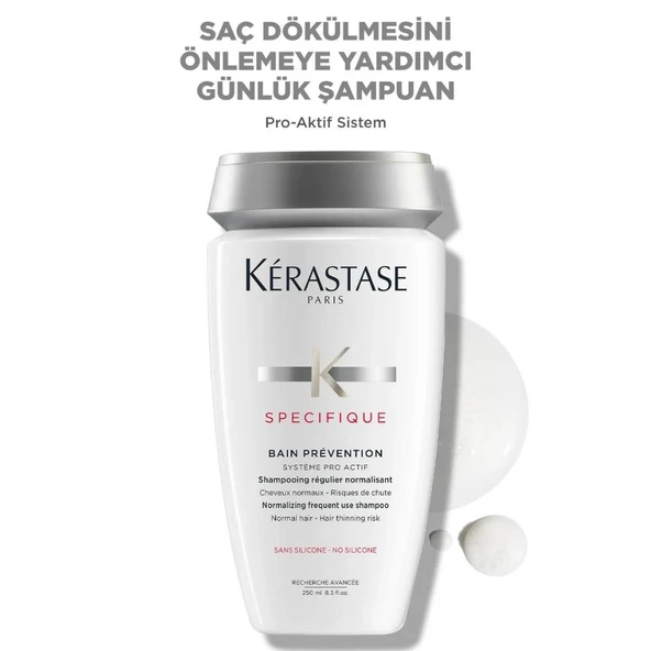 Kerastase Specifique Bain Prevention - Dökülme Karşıtı Saç Bakım Şampuanı 250ml - Resim 2