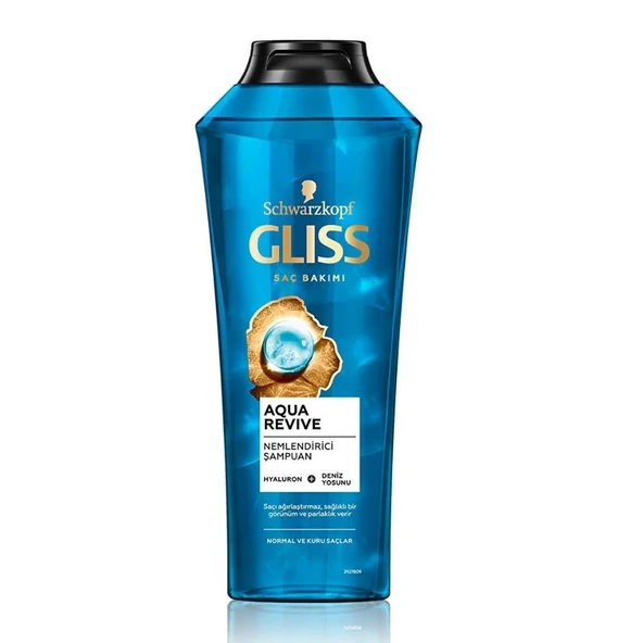 Gliss Aqua Revive Hyaluron ve Deniz Yosunu İçeren Nemlendirici Şampuan 400ml