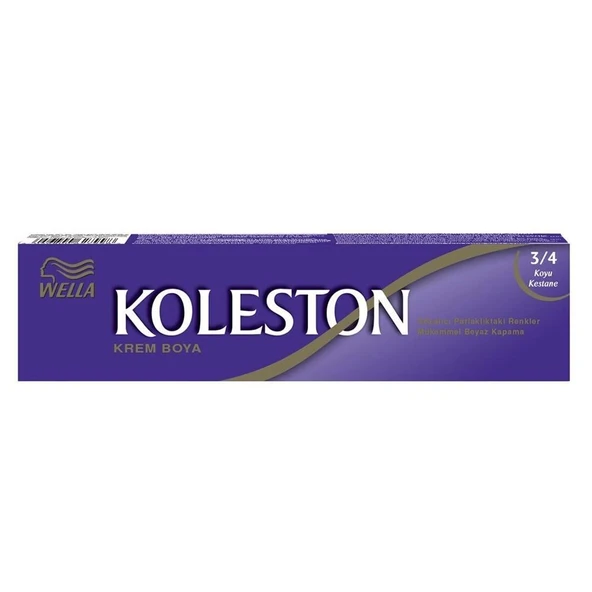 Koleston Tüp Krem Boya 3/4 Koyu Kestane