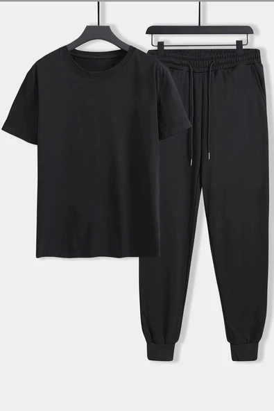 Unisex Good things Baskılı 2'li Eşofman Takımı - 2