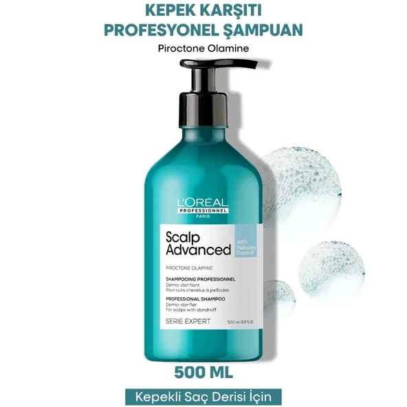 Loreal Professionnel Serie Expert Scalp Advanced Kepek Karşıtı Profesyonel Şampuan 500ml - 1