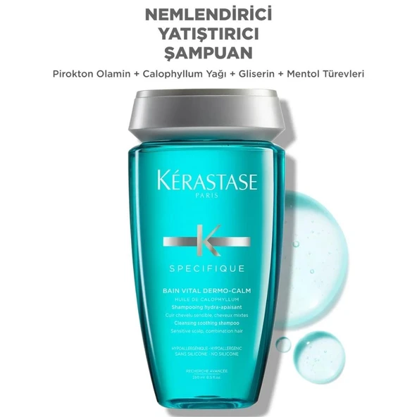 Kerastase Bain Vital Dermo Calm Normal ve Karma Saç Tipleri için Yatıştırıcı Şampuan 250ml - Resim 2