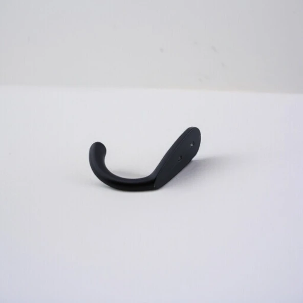 Azra Çanta Elbise Askısı Siyah Duvar Vestiyer Banyo Mutfak Kıyafet Asma Kulp Dolap Askılık Askılığı - 6