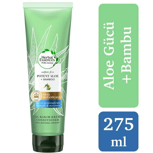 Herbal Essences Aloe Gücü+Bambu Saç Kremi 275ml - Resim 2