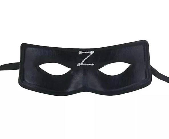 Nessiworld Zorro Maskesi Arkadan Lastikli Z Baskılı