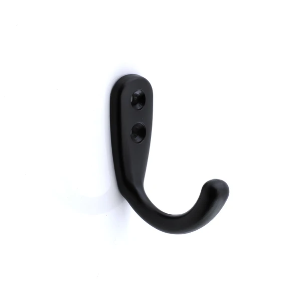 Azra Çanta Elbise Askısı Siyah Duvar Vestiyer Banyo Mutfak Kıyafet Asma Kulp Dolap Askılık Askılığı - 5