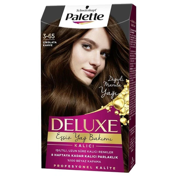 Palette Deluxe Saç Boyası 3-65 Çikolata Kahve