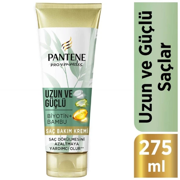 Pantene Biyotin+Bambu Saç Bakım Kremi 275ml ürün görseli 1