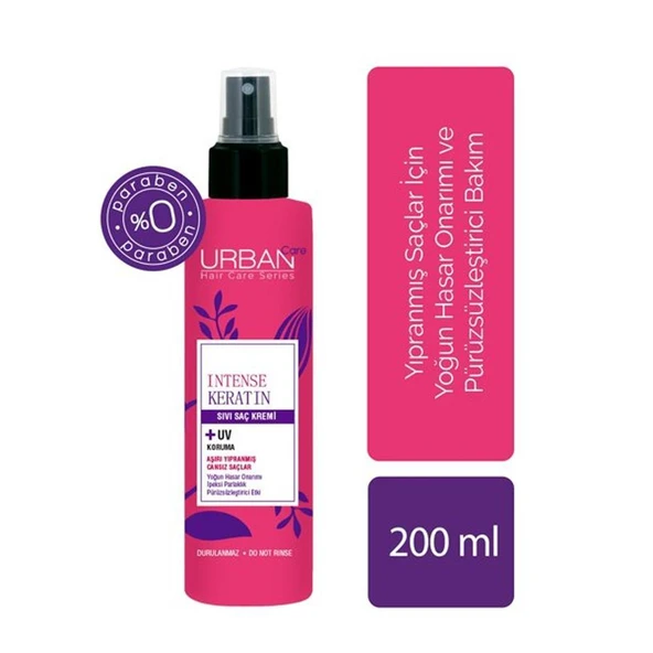 Urban Care Naturals Kreatin Sıvı Saç Kremi 200 ml