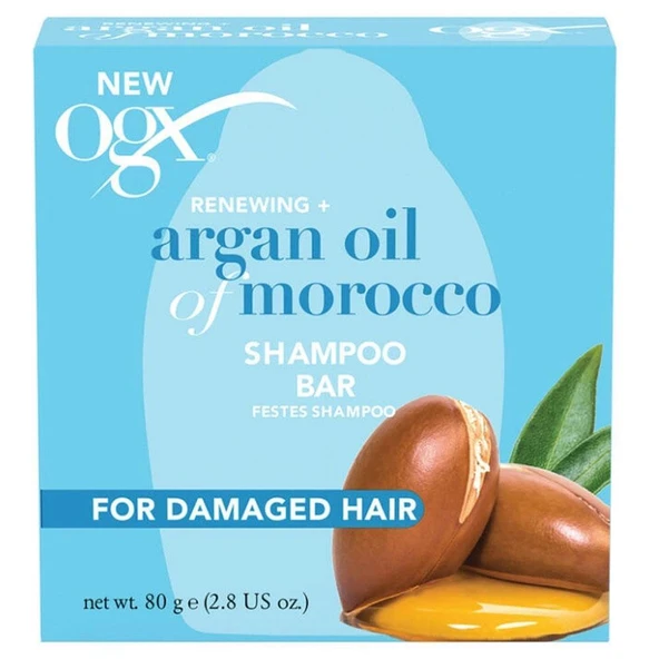 Ogx Argan Oil Of Morocco Kuru Saçlar için Katı Şampuan 80g - 1