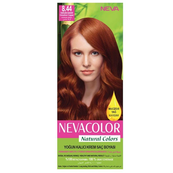 Neva Color Saç Boyası Seti 8-44 Tarçın Bakır