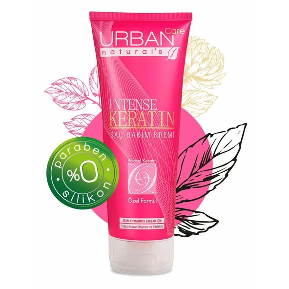 Urban Care İntense Keratin Saç Bakım Kremi 250 ml - Resim 2