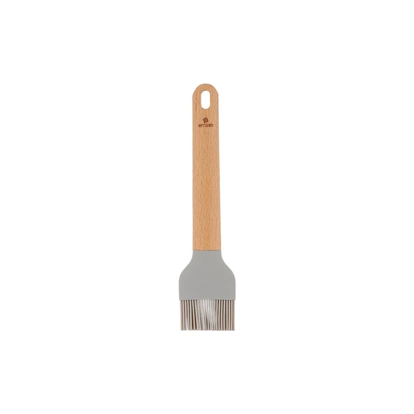 EMSAN SOFT SİLİKON FIRÇA SPATULA SETİ GRİ - 2