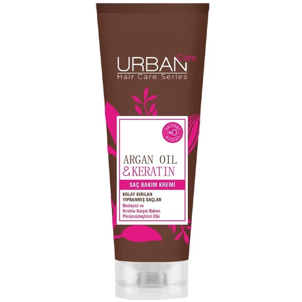 Urban Care Argan Oil & Keratin Conditioner Besleyici ve Kırılma Karşıtı Saç Bakım Kremi 250 ml