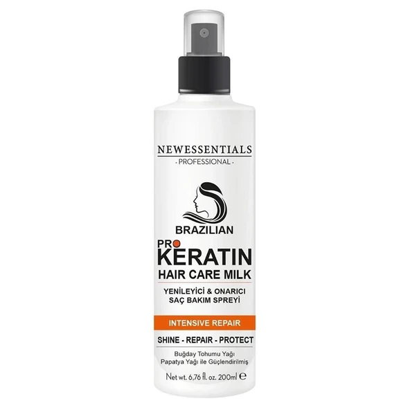 New Essentials Yoğun Saf Keratin Saç Bakım Sütü 200ml