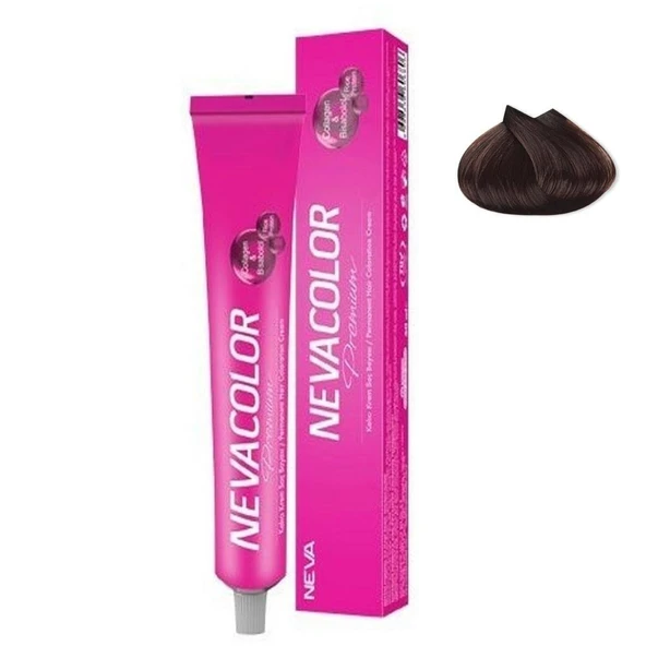 Nevacolor Tüp Saç Boyası 6 Koyu Kumral 50ml