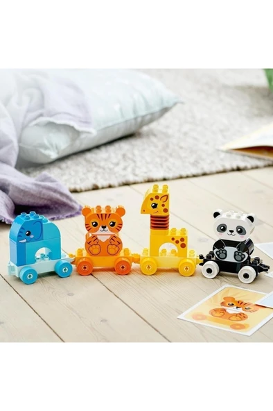 LEGO ® DUPLO® İlk Hayvan Trenim 10955 - Küçük Çocuklar İçin Çekmeli Hayvan Oyuncağı (15 Parça) - 6