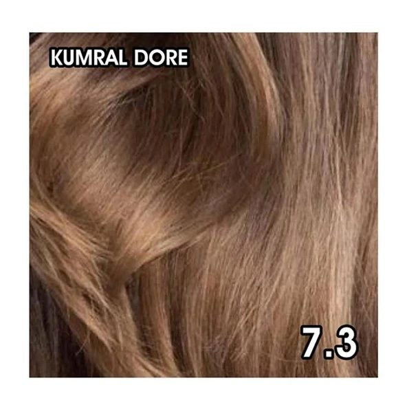 Prozinc Color Amonyaksız Bitkisel Kalıcı Saç Boyası 7-3 Kumral - Resim 3