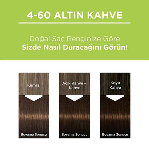Palette Saç Boyası Natural Colors 4-60 Altın Kahve - 2