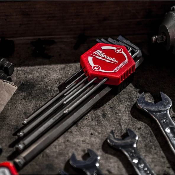 Milwaukee Allen Anahtar Set 1.5 – 10 MM 9 Parça 4932478621 - 3