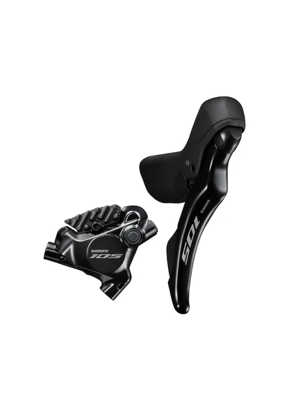 Shimano 105 St-r7120+br-r7170 Hidrolik Disk Fren Vites Seti 12v Siyah - 2
