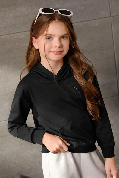 Çocuk Drawing Butterflies Baskılı Sweatshirt - Resim 2