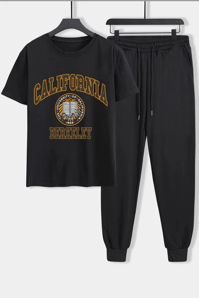 Unisex California Baskılı 2'li Eşofman Takımı