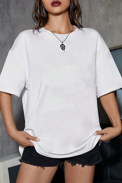 Unisex Butterfly Baskılı T-shirt - 2