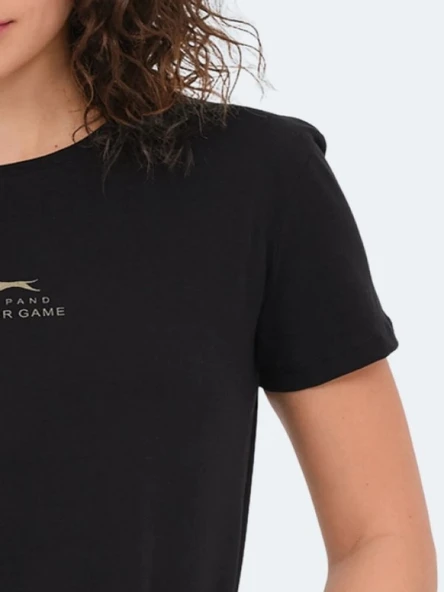 Slazenger Viraj Kadın Slim Fit Kısa Kol T-shirt - Resim 5
