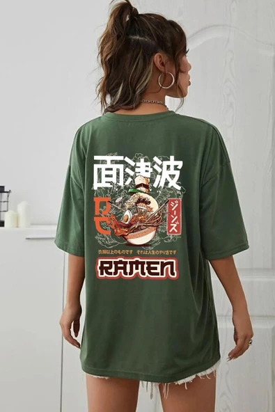 Unisex Ramen Baskılı T-shirt
