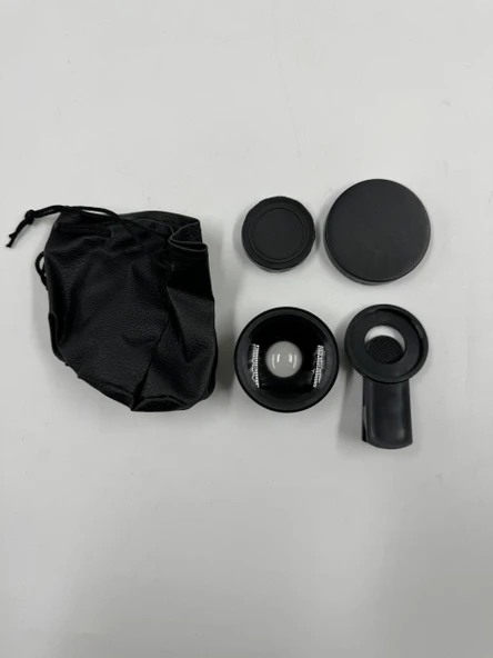 0,45X Süper Geniş Açı Lens, 15X Makro Lens-2in1 Nail Lash Studıo Çekım Lens - 4