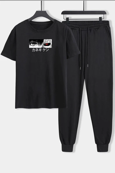 Unisex Ken Kaneki Baskılı 2'li Eşofman Takımı