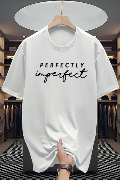 Pamuklu Perfectly Baskılı Oversize T-shirt - 4