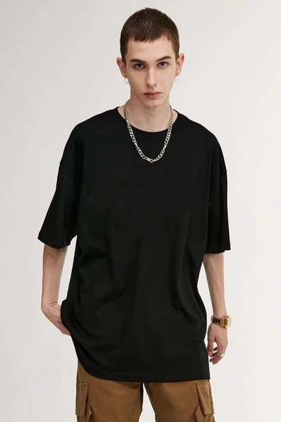 Unisex Design X Imza Baskılı T-shirt - Resim 5