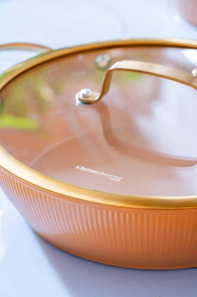 Acar Ultimate Pro 7 Parça Tencere Seti Rosegold BFT-06764 - 5