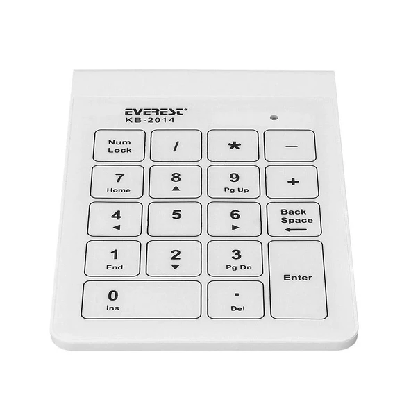 USB DOKUNMATİK NUMERİK STANDART Beyaz KLAVYE - 2