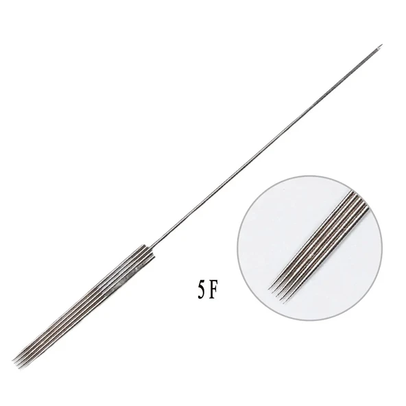 5F Düz Tip Kalıcı Makyaj İğnesi