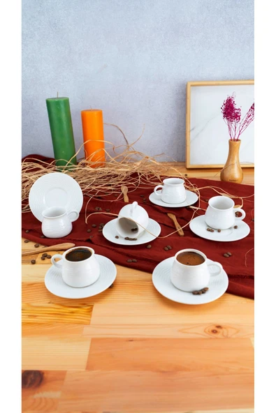 Bambum B4927 Lara Sea 6 Kişilik Kahve Fincan Takımı