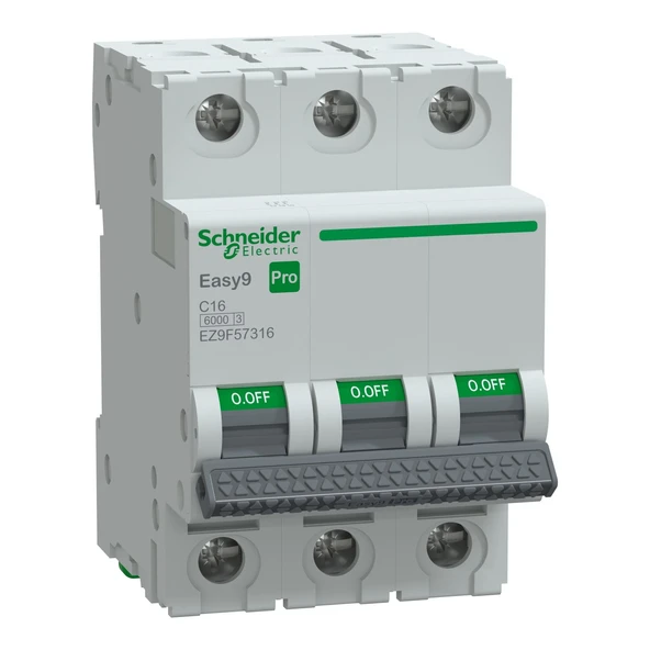 Schneider Pro 3 Faz 16A 6 KA C Tipi Sigorta ,EZ9F57316